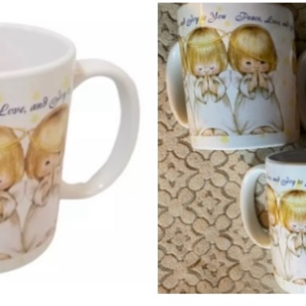 Hallmark 3 little angels praying Peace,Love & Joy. Priced Each